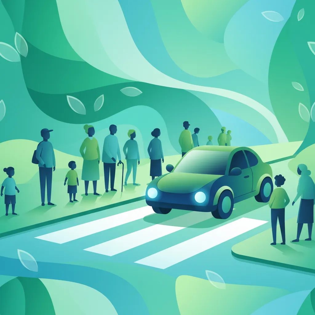 Pedestrian Crossings and Right-of-Way driving theory lesson