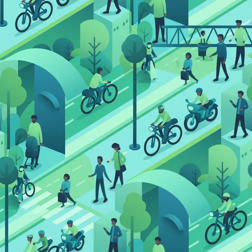 Afbeelding van de les Voetgangers, Fietsers en Motorrijders