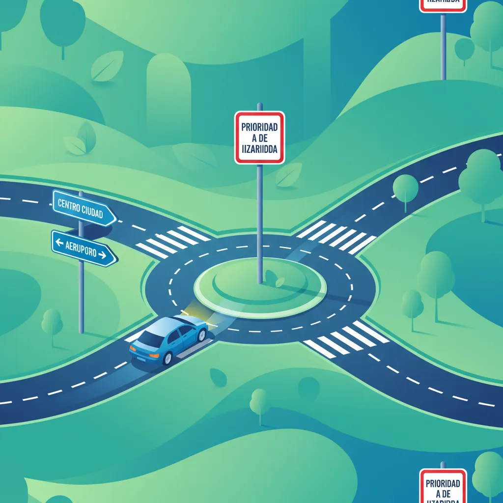 Signage Specific to Roundabout Navigation driving theory lesson