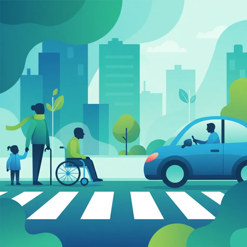 Afbeelding van de les Oversteekplaatsen voor Voetgangers en Kwetsbare Verkeersdeelnemers