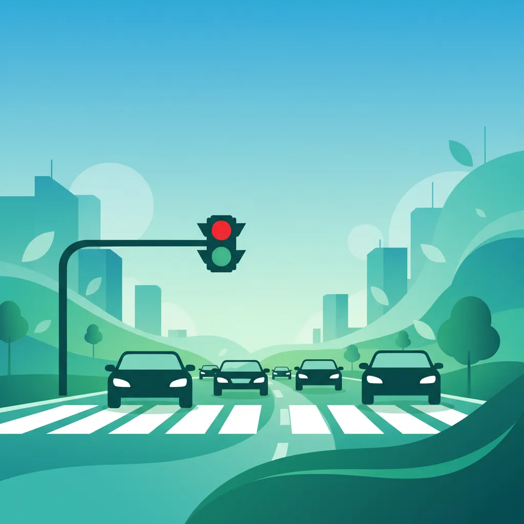 Afbeelding van de les Verkeerslichten Interpreteren en Timing