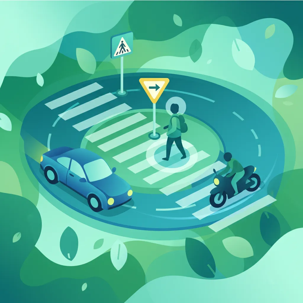 Negotiating Roundabouts and Intersections lesson image