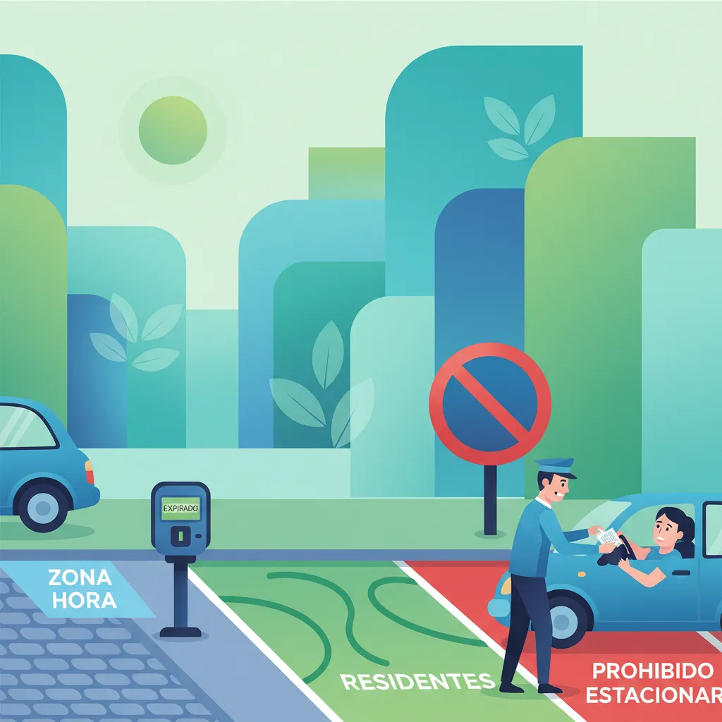 Regulations for Parking Zones and Penalties driving theory lesson