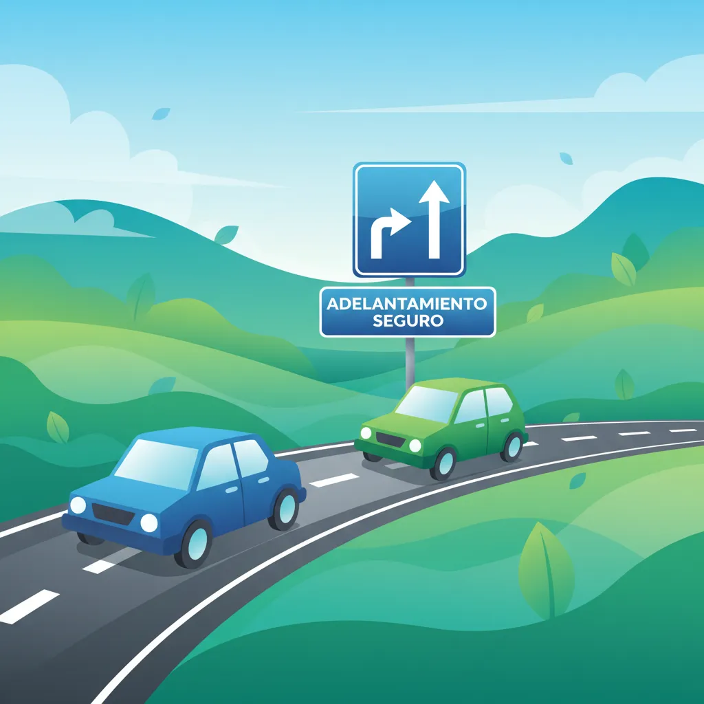 Spanish Driving Theory B & BE: Overtaking Procedures and Safety Distances