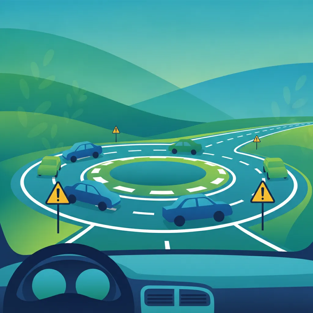 Image de la leçon Ronds-points : entrée, navigation et sortie
