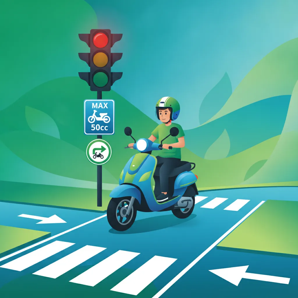 Den Code de la route für die AM-Führerscheinklasse verstehen Lektionsübersichtsbild