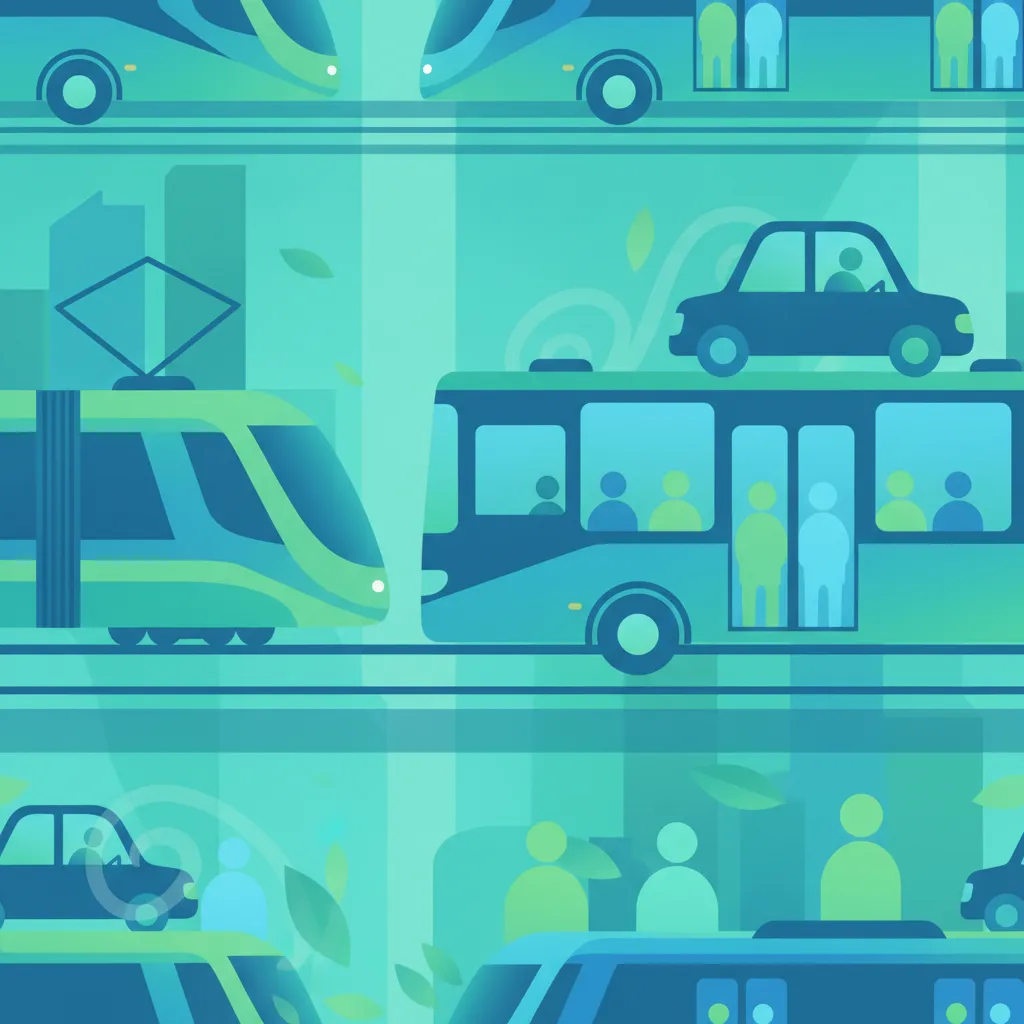 Obraz lekcji Interakcja z autobusami, tramwajami i transportem publicznym