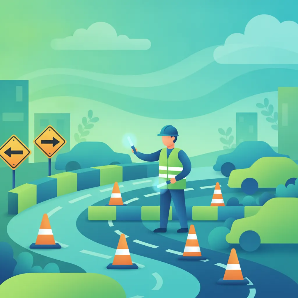 Roadworks, Temporary Signs, and Diversions lesson image