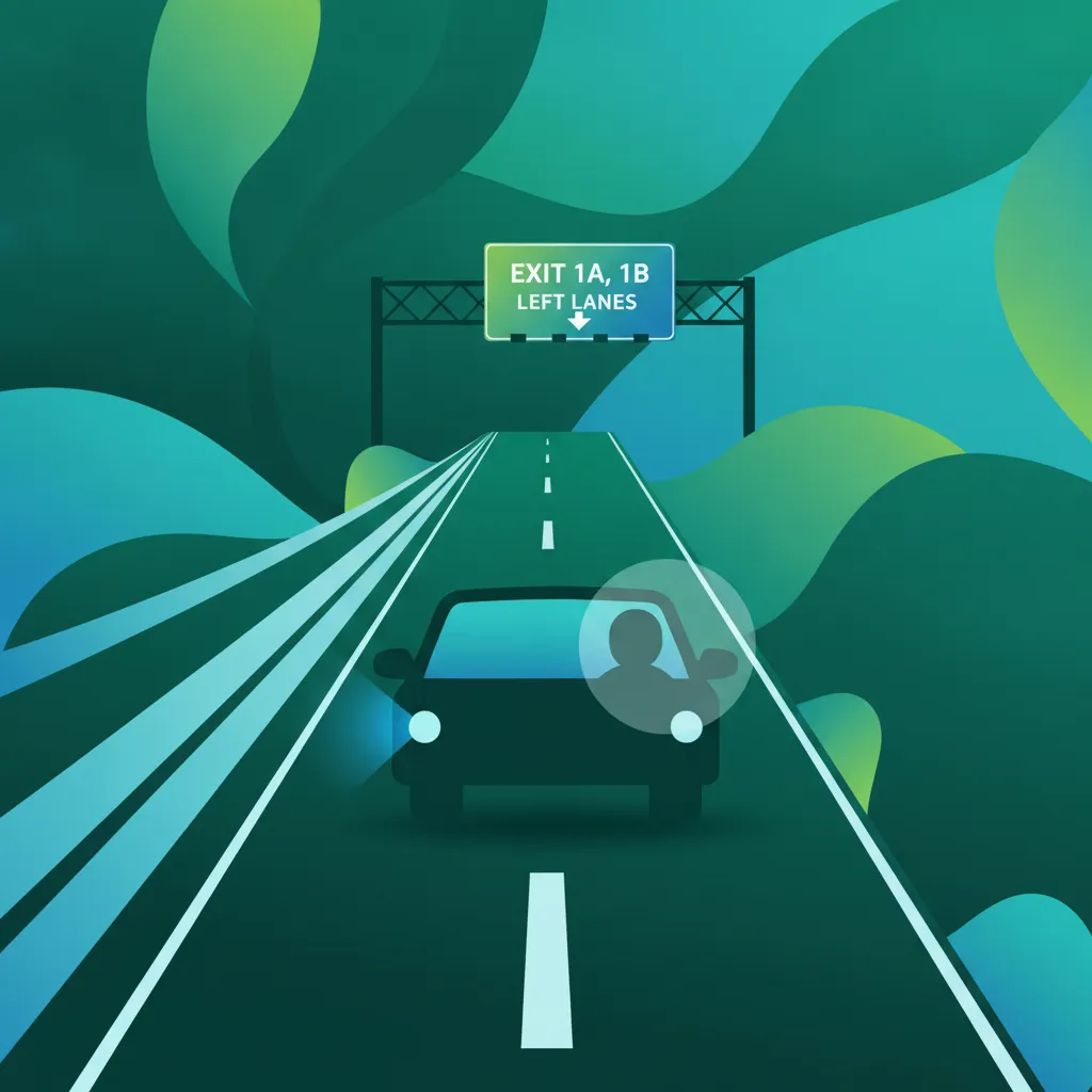 Image de la leçon Changements de voie et signalisation appropriés