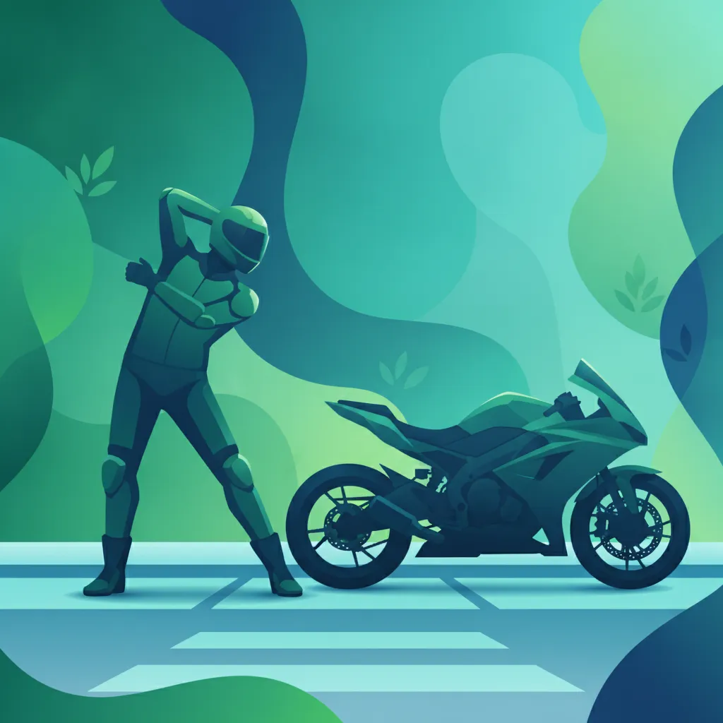 Obraz lekcji Sprawność fizyczna i zdrowie motocyklisty