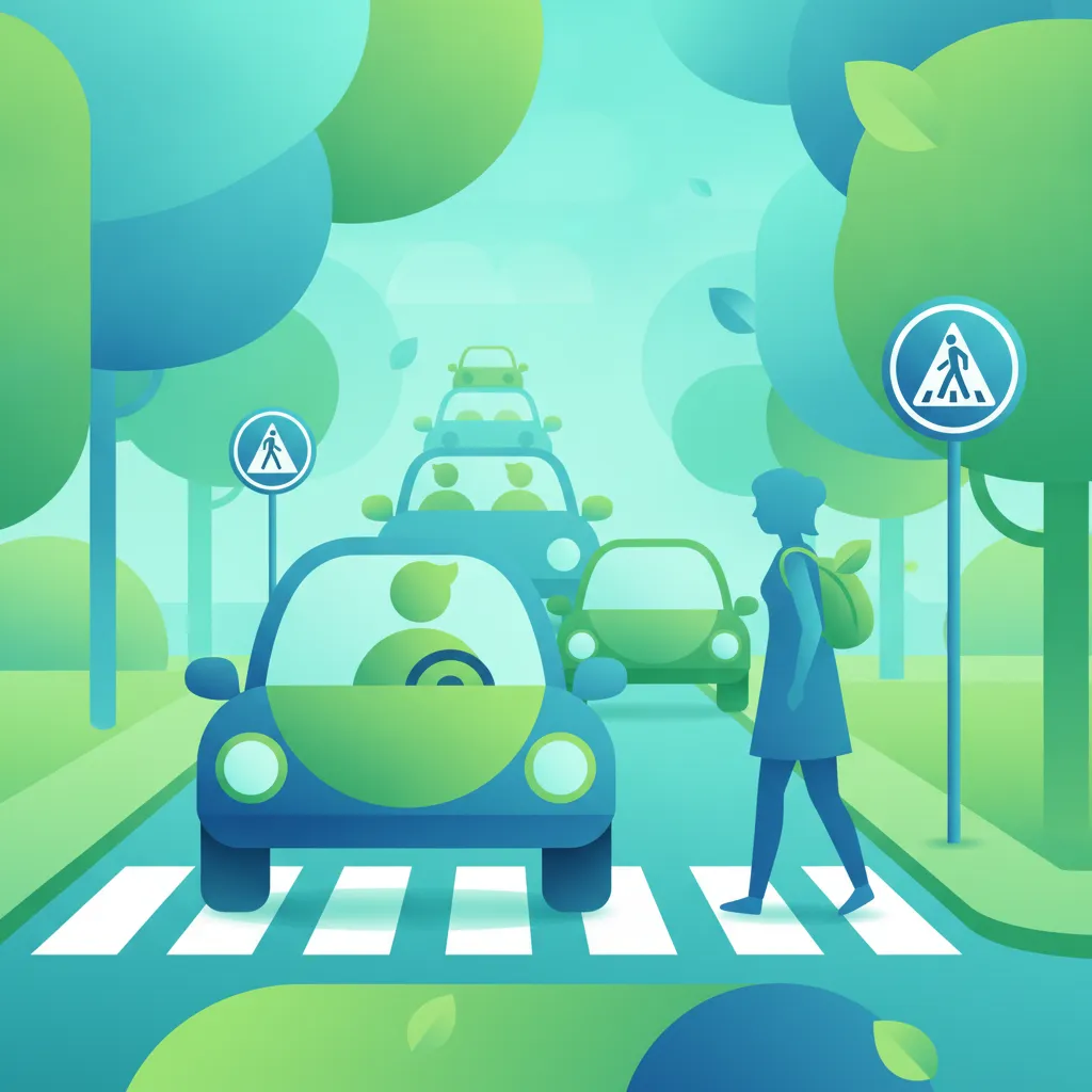 Urban Traffic Challenges and Pedestrian Crossings lesson image