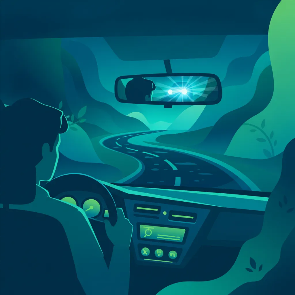 Image de la leçon Techniques de conduite de nuit et réduction de l'éblouissement