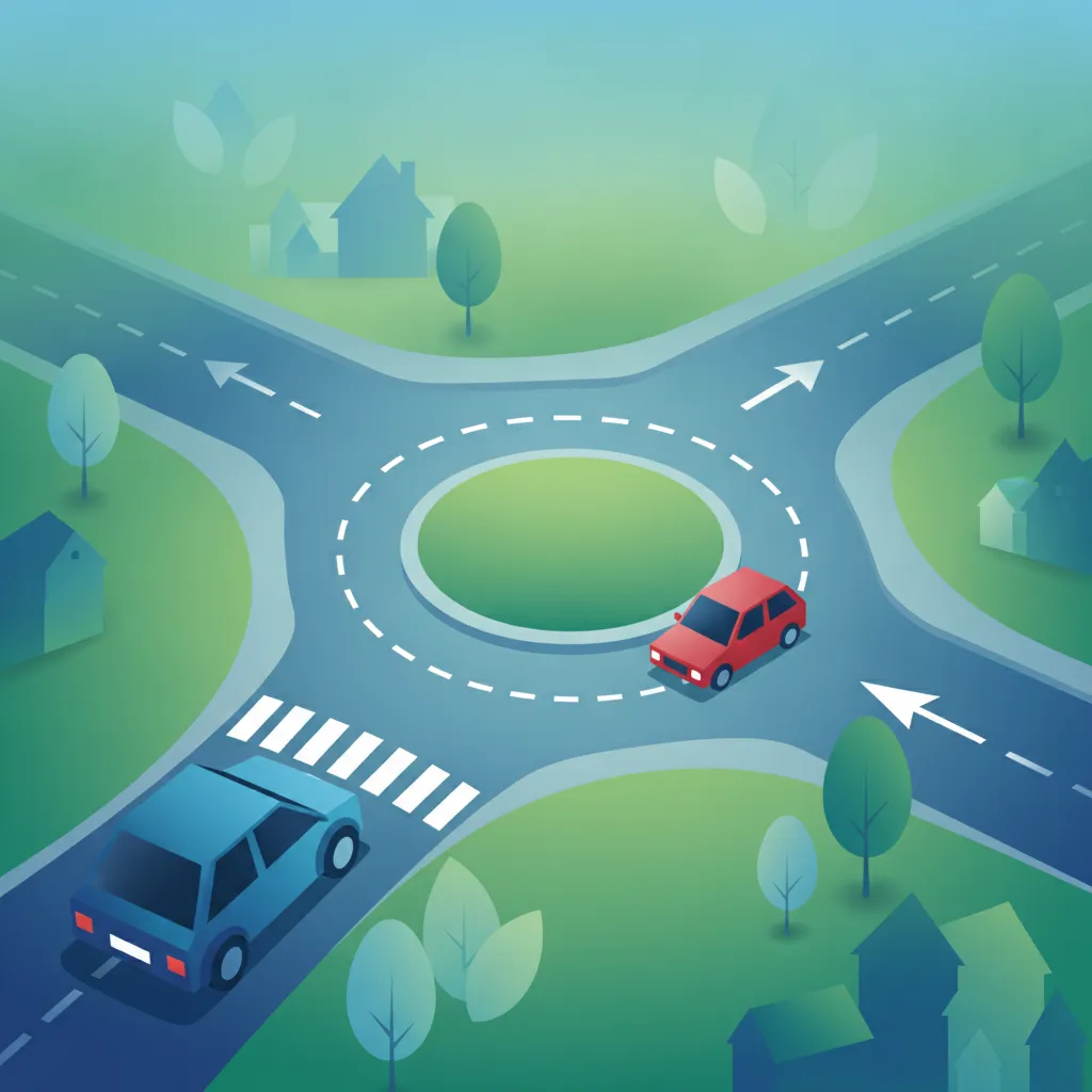 Mini‑Roundabouts and Small Junctions lesson overview image