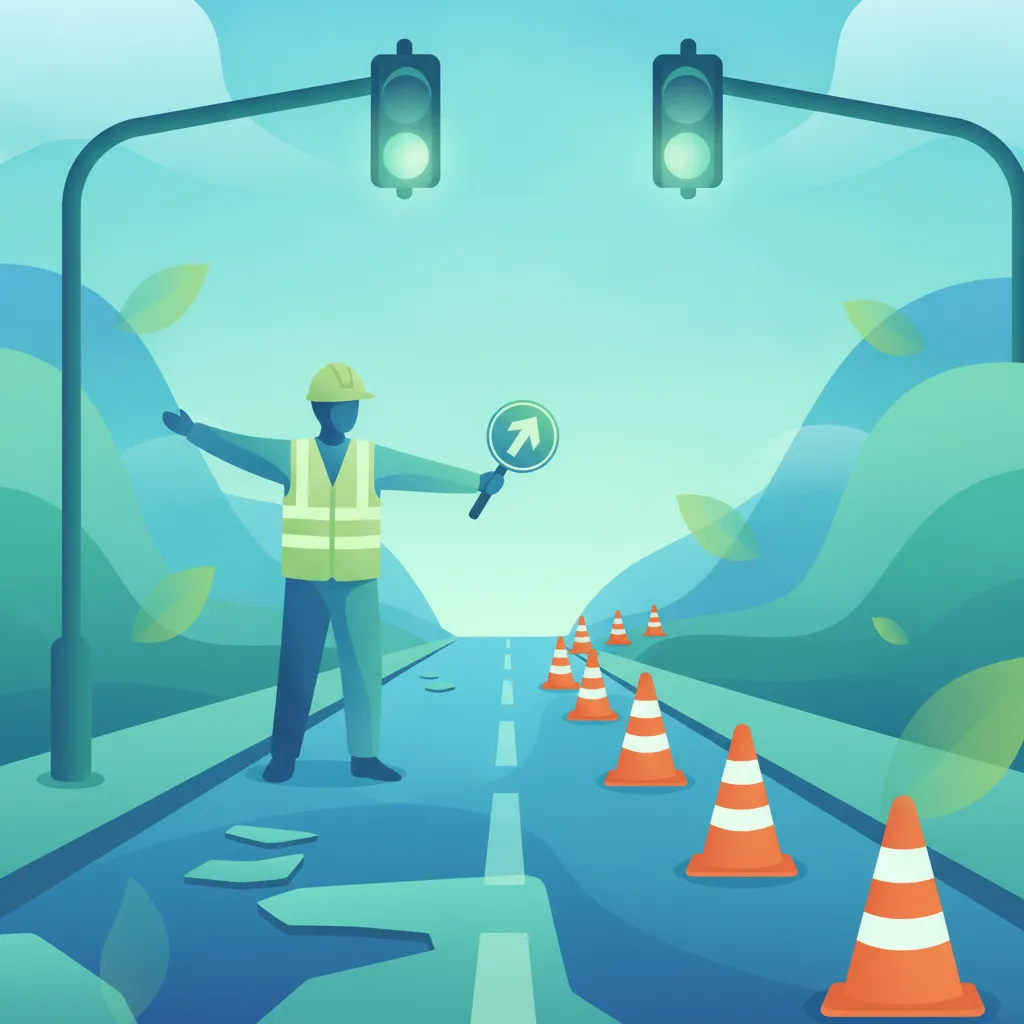 Image de la leçon Naviguer dans les zones de travaux et les restrictions temporaires