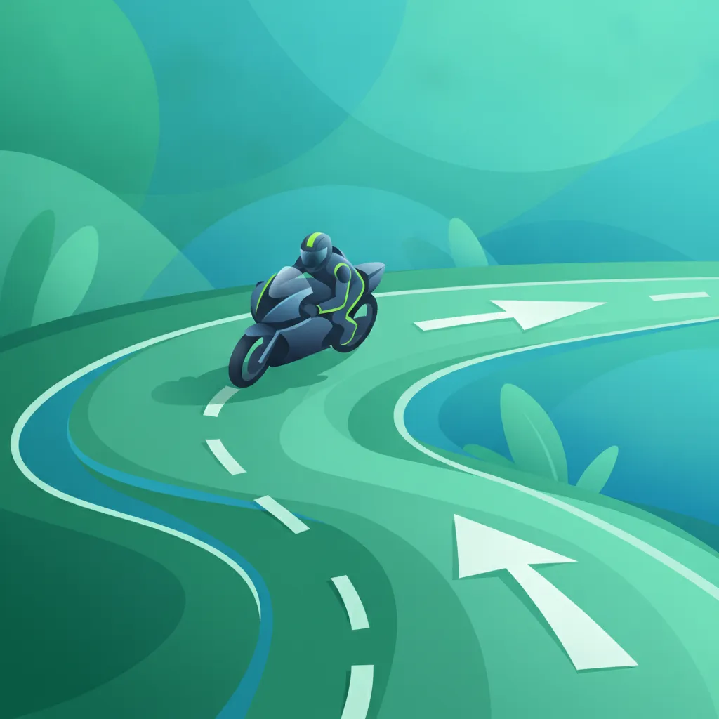 Obraz lekcji Oznakowanie poziome i linie na pasach ruchu dla motocyklistów
