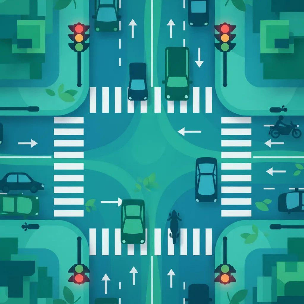 Traffic Light Controlled Junctions lesson overview image