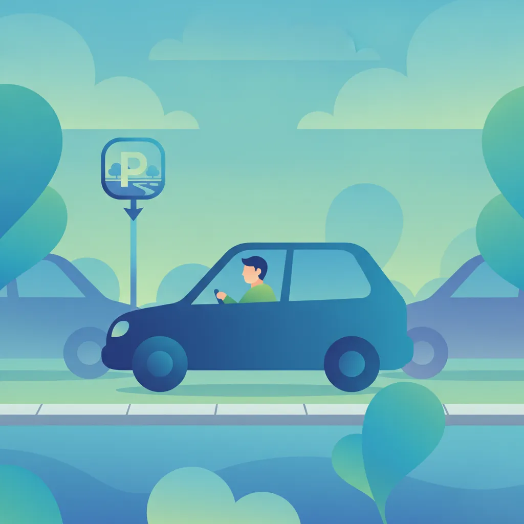 Image de la leçon Stationnement et arrêt sur différents types de routes