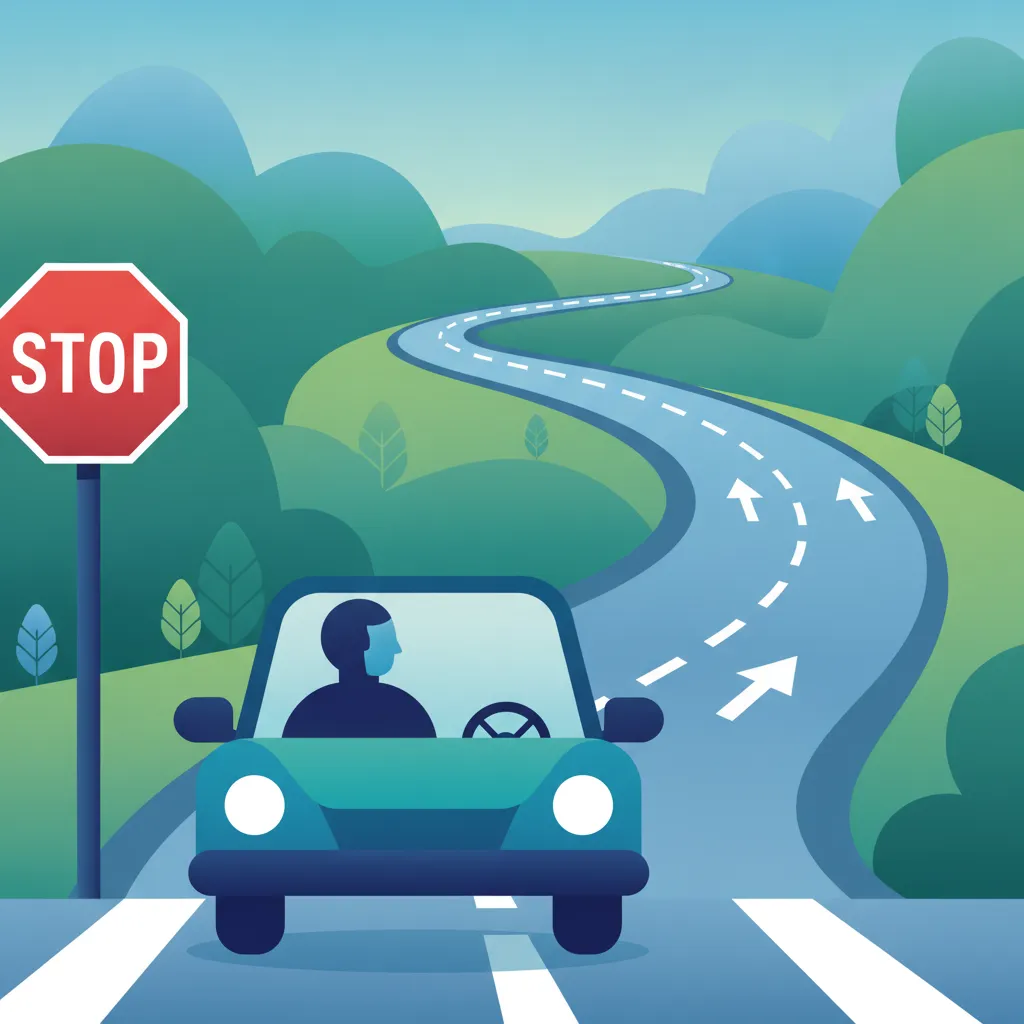 Image de la leçon Approches et départs en toute sécurité aux intersections