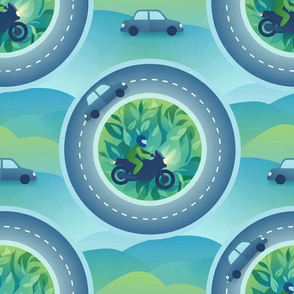 Strategies for Riding Roundabouts Effectively lesson image