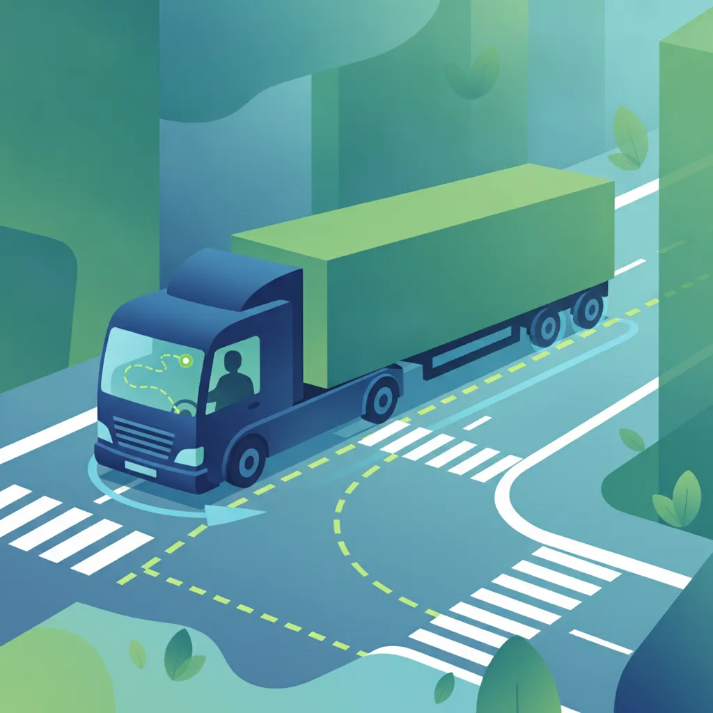 Vehicle Length, Turning Radius and Route Planning lesson image