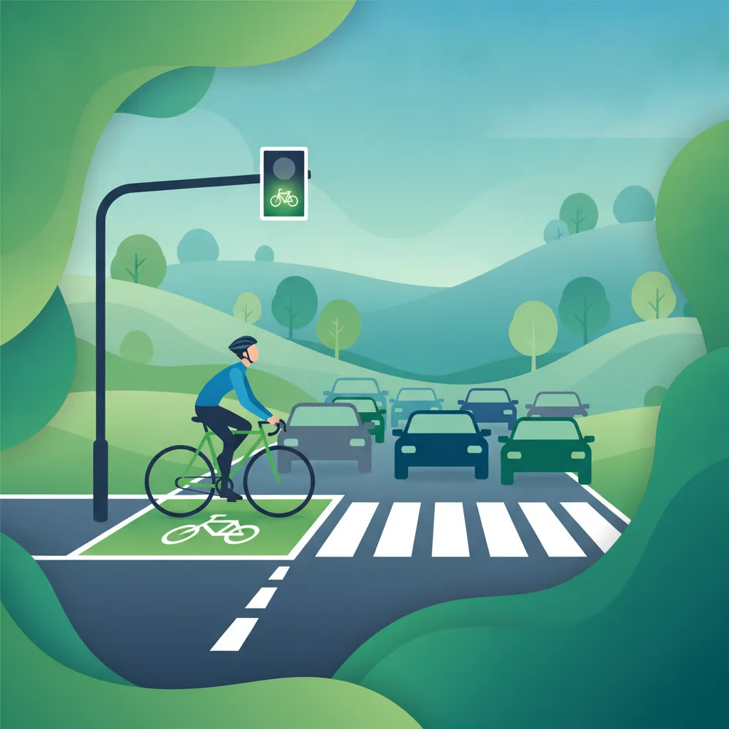 Image de la leçon Feux de circulation et signalisation cyclable