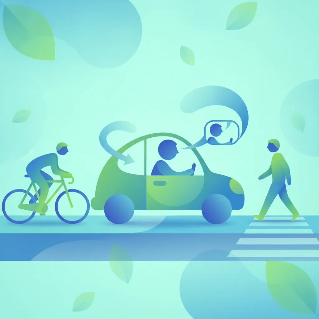 Praktische Tipps, um von anderen Verkehrsteilnehmern gesehen zu werden Unterrichtsbild