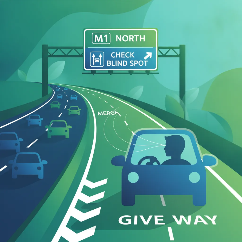 Code de la route irlandais (catégorie B): S'insérer sur les voies rapides et autoroutes
