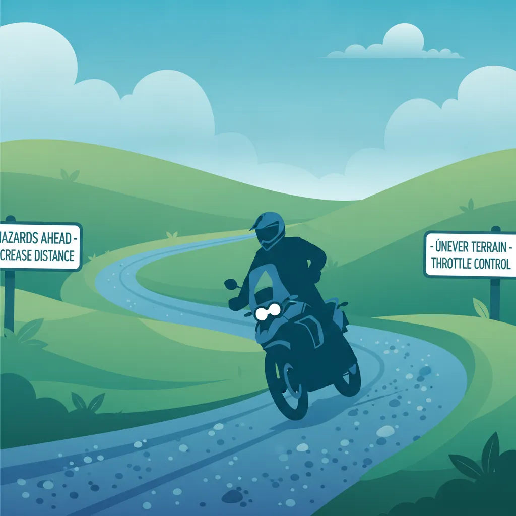 Riding on Gravel, Loose Surfaces and Rural Roads lesson image