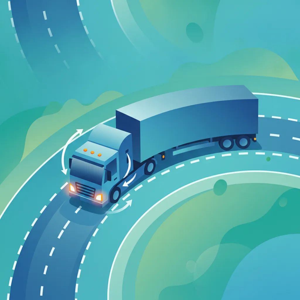 Correct Lane Discipline for Articulated Vehicles lesson image