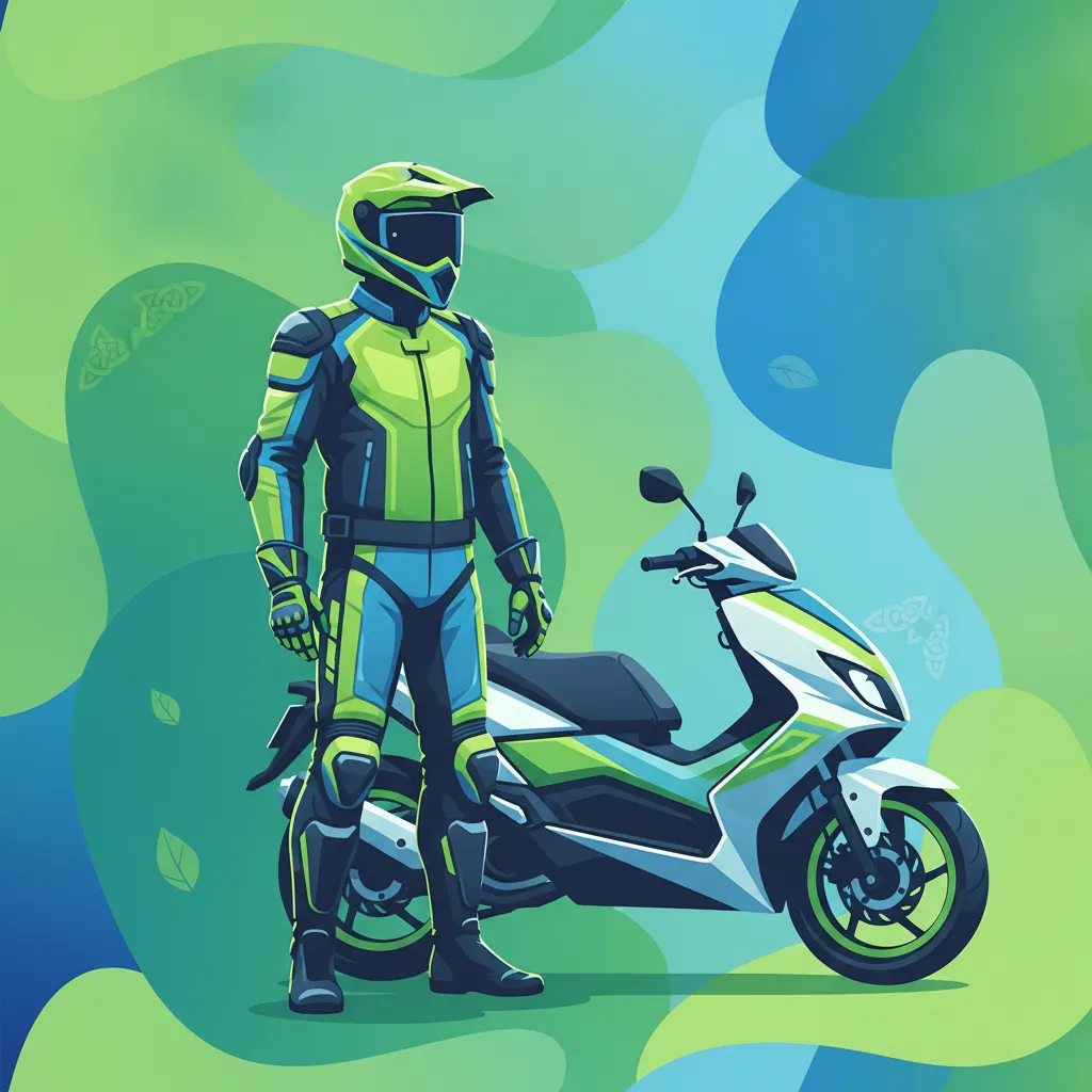 Schutzkleidung und Ausrüstung für Mopeds Unterrichtsbild