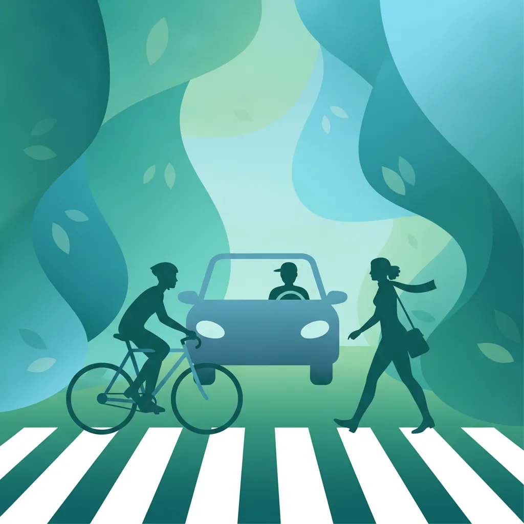 Pedestrian Crossings and Cyclist Interactions lesson image