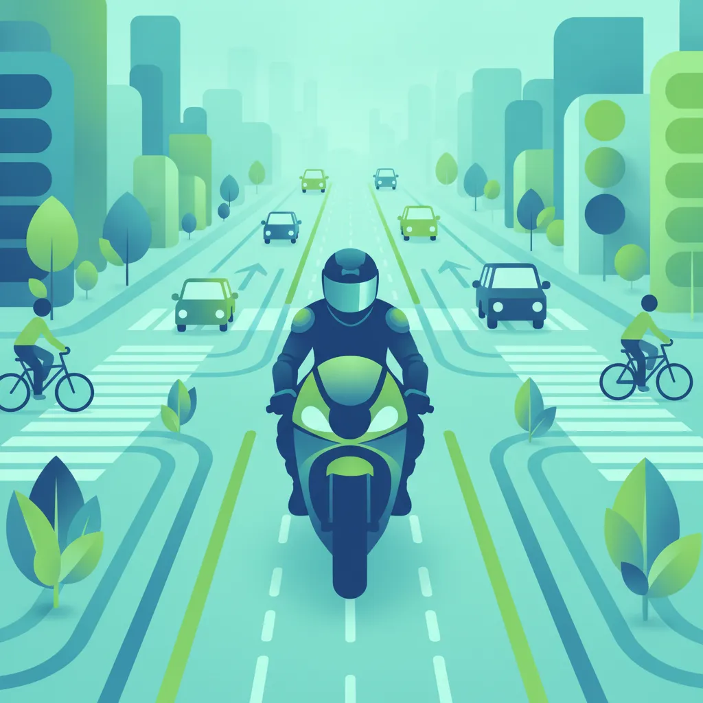 Riding in Congested Urban Traffic lesson image
