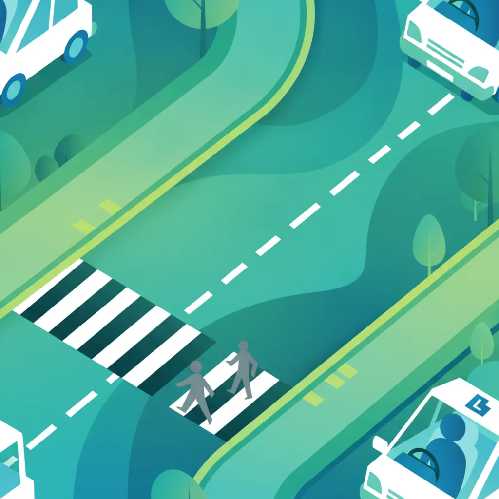 Types of Road Markings and Their Significance lesson image