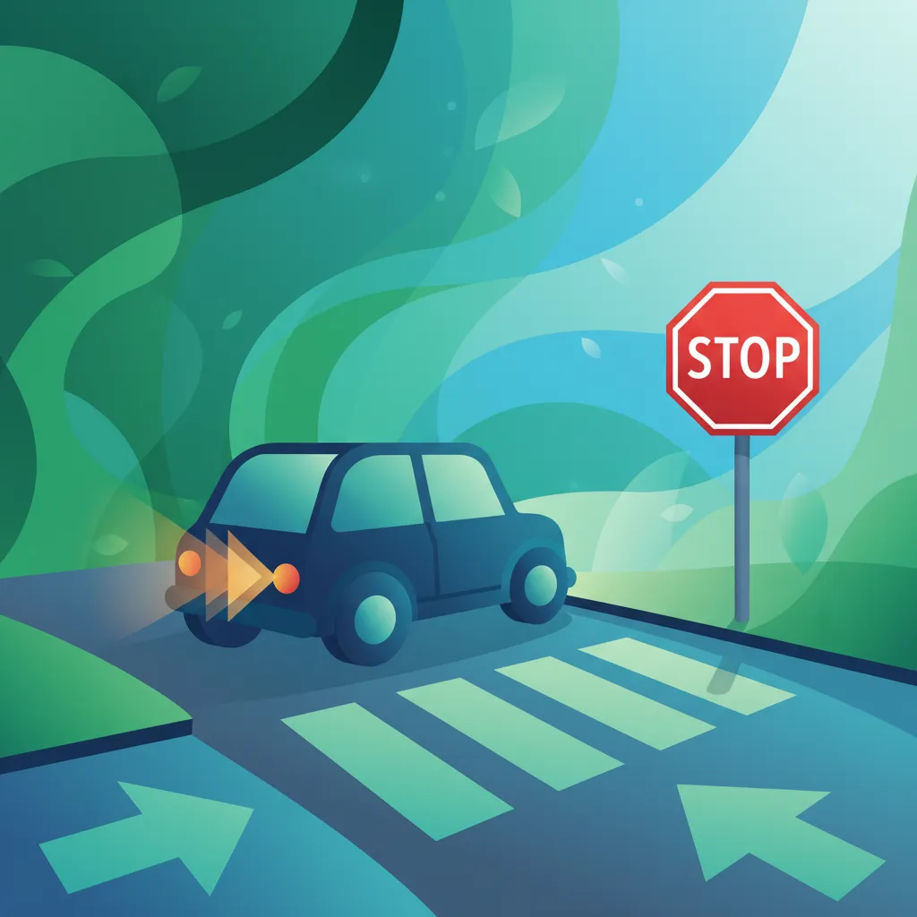 Icelandic Driving Theory B: Turning Principles and Signalling