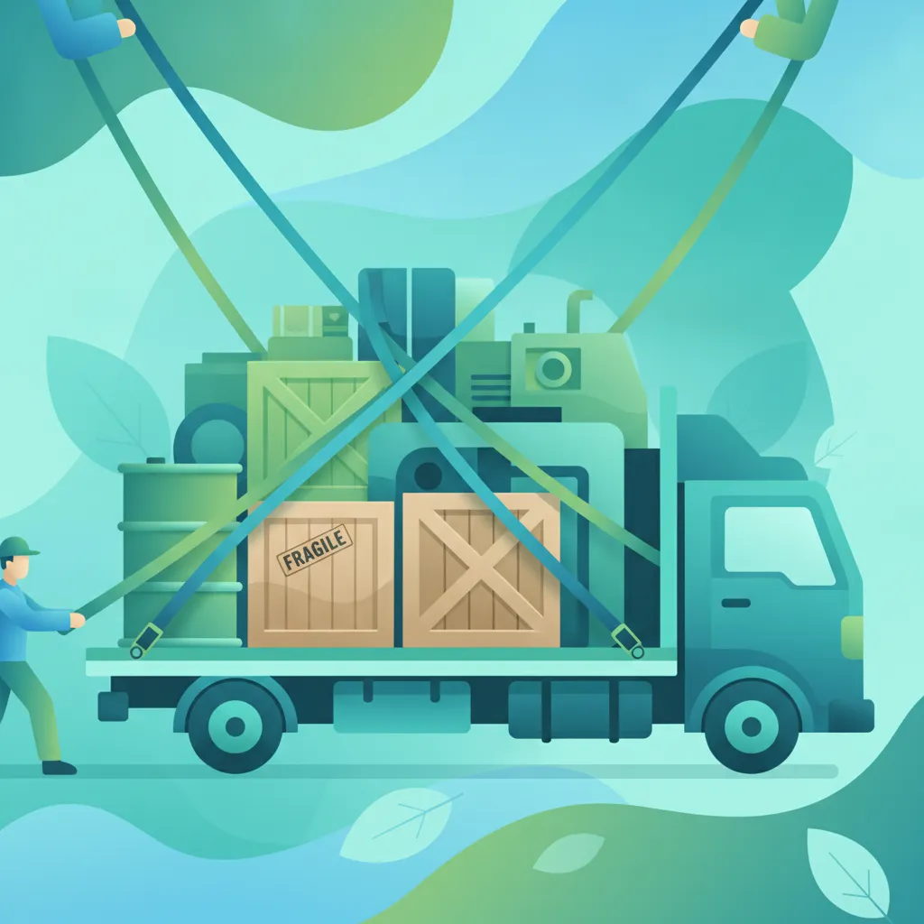 Load Securing Principles and Methods driving theory lesson