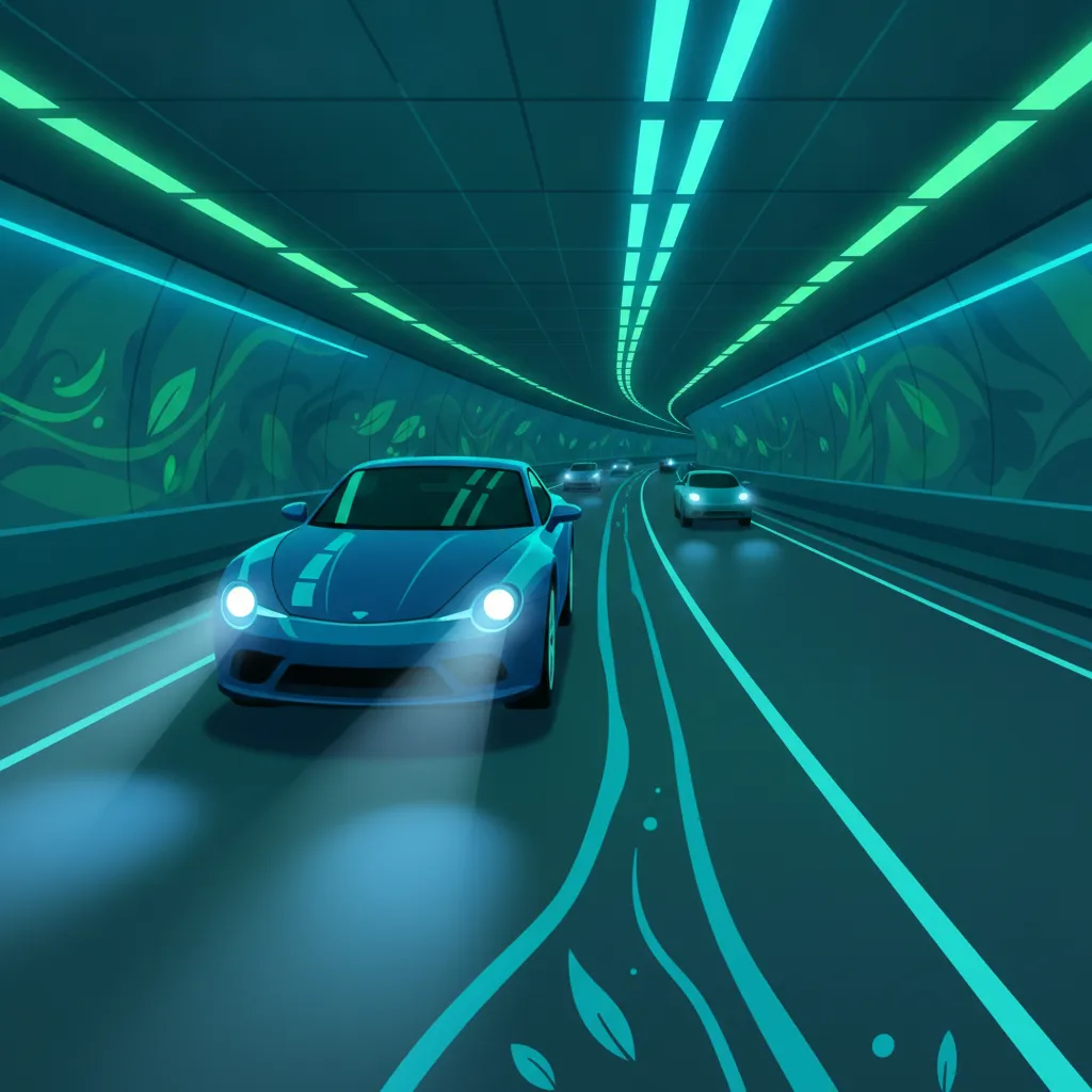 Tunnel Navigation and Safety Protocols driving theory lesson