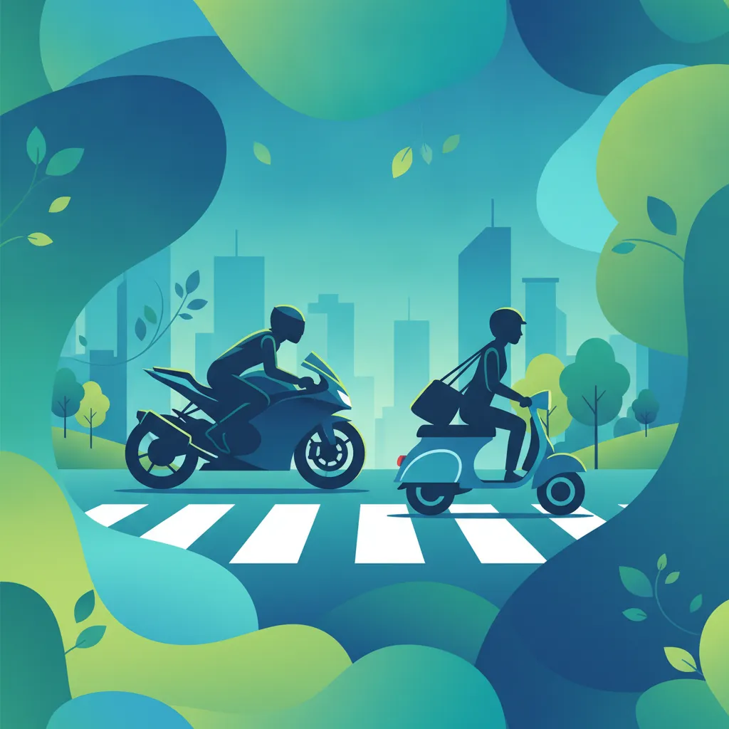 Motorcyclists, Scooter Riders, and Two-Wheelers lesson image