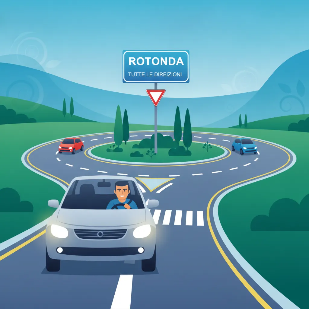 Navigating Rotatorie (Roundabouts) Safely lesson image