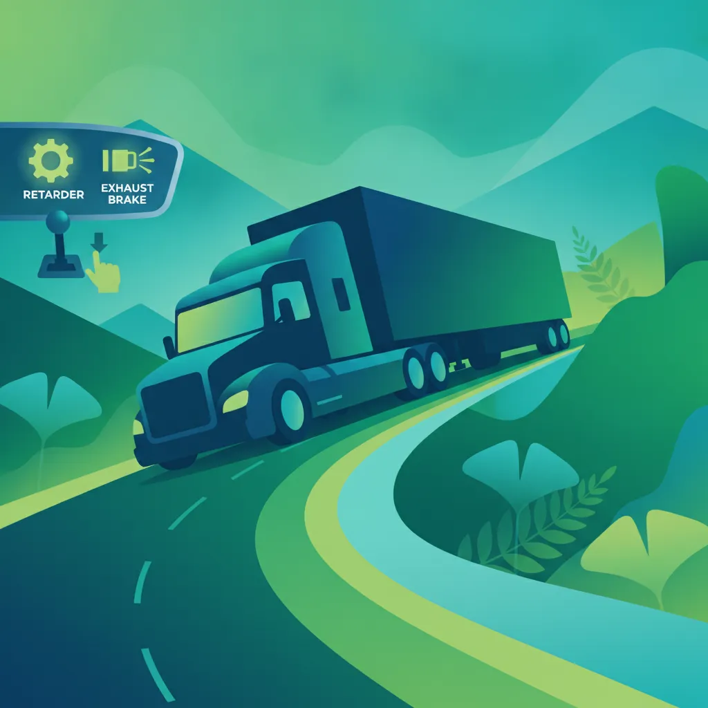 Engine Brake, Retarder, and Exhaust Braking driving theory lesson