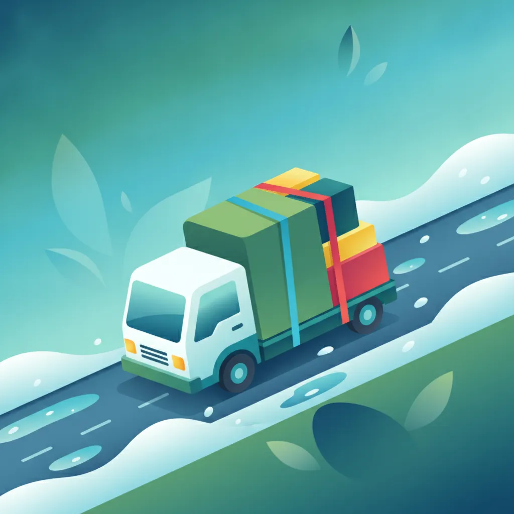 Securing Loads in Temperate, Rainy, and Snowy Conditions driving theory lesson