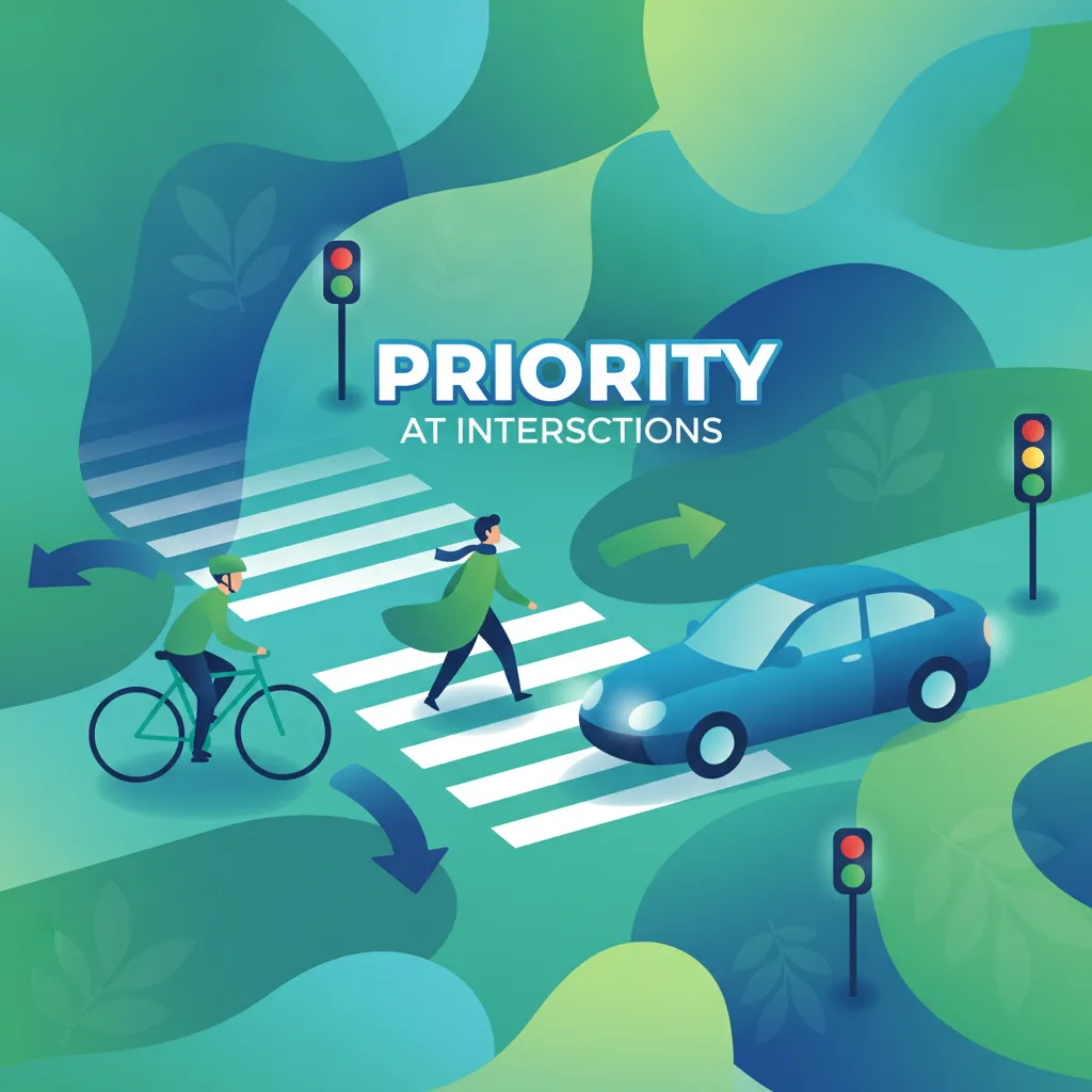 General Priority Rules at Intersections lesson image
