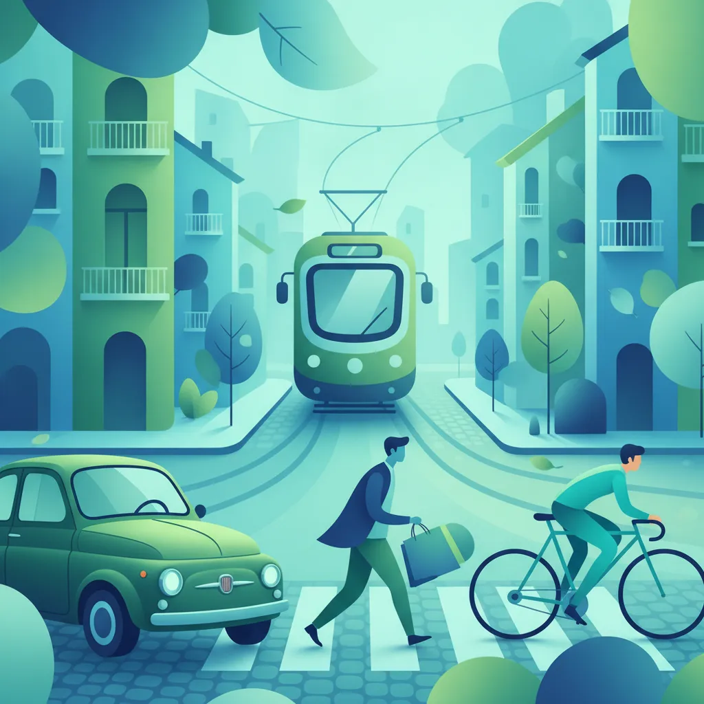 Interaction with Pedestrians, Cyclists, and Trams lesson image