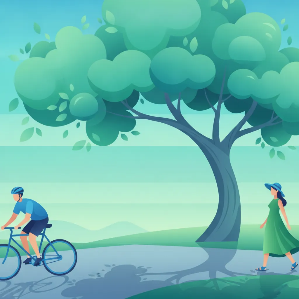 Cyclists and Shared Paths driving theory lesson