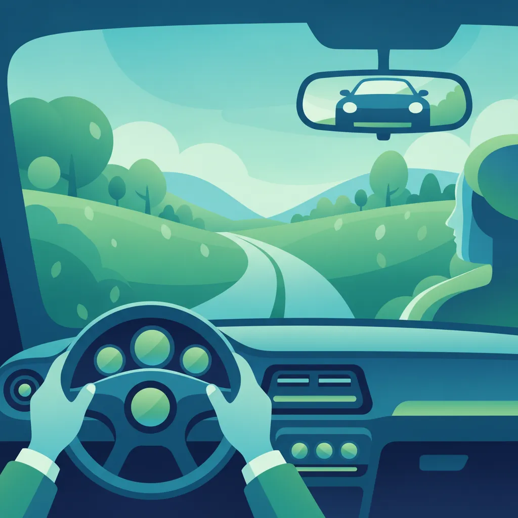 Visual Scan and Mirror Use driving theory lesson