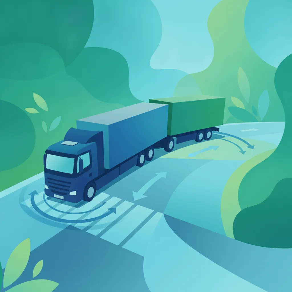 Turning Paths, Swept Path Analysis, and Minimum Turning Radius driving theory lesson