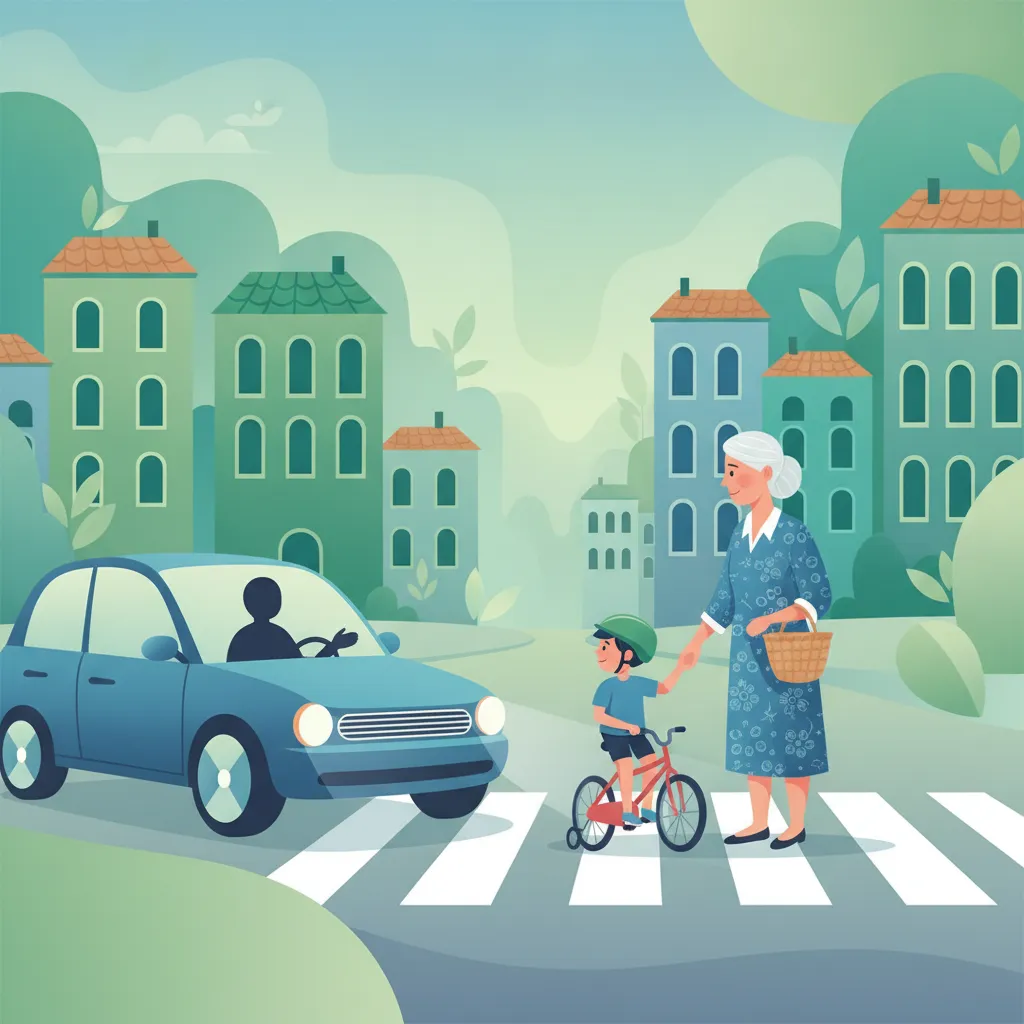 Interaction with Vulnerable Road Users and Urban Scenarios driving theory lesson
