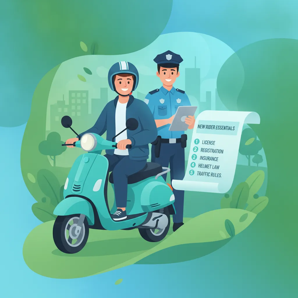 Legal Requirements for First-Time Riders driving theory lesson