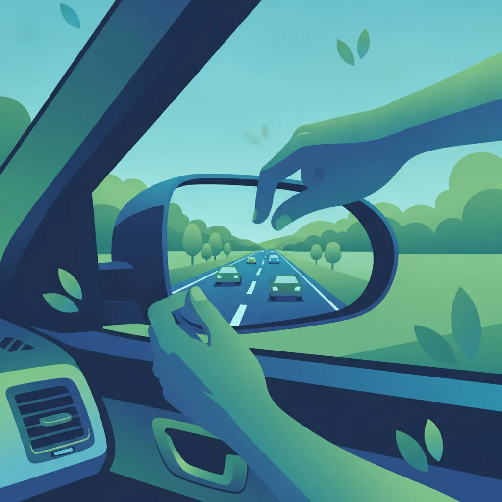 Mirror Placement and Adjustment driving theory lesson