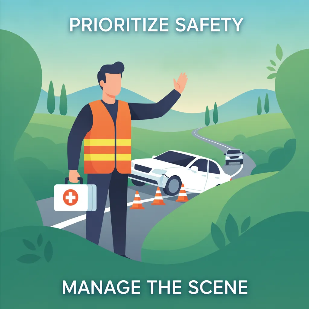 First Aid Basics and Accident Scene Safety driving theory lesson
