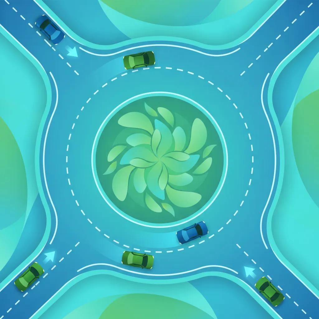 Roundabouts: Navigation and Lane Discipline lesson image